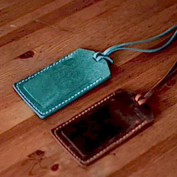 Deri Bagaj Etiketi - Deri Valiz Etiketi