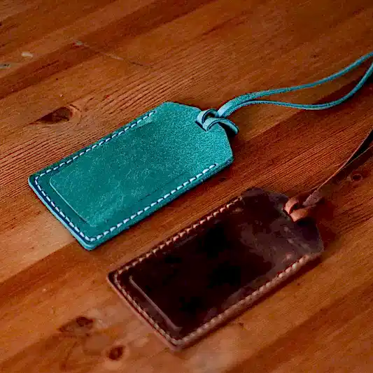 Deri Bagaj Etiketi - Deri Valiz Etiketi