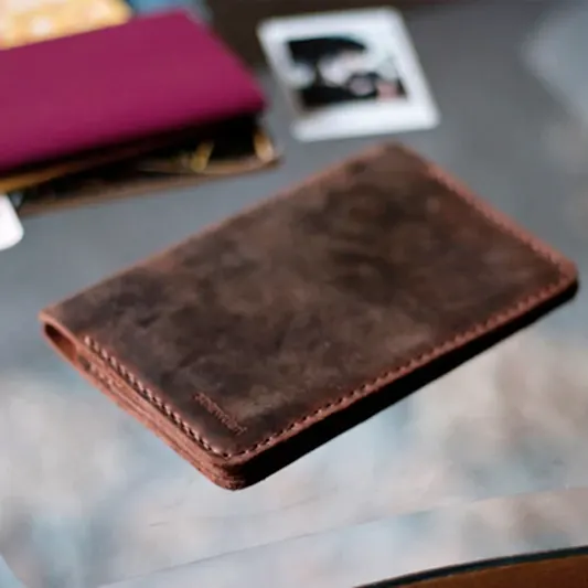 Deri pasaport kılıfı cüzdan